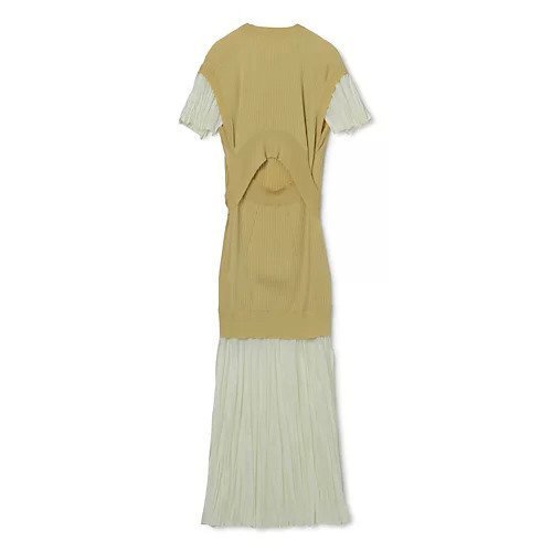 【トーガ プルラ/TOGA PULLA】のHigh gauge knit dress 1 人気、トレンドファッション・服の通販 founy(ファニー) 　ファッション　Fashion　レディースファッション　WOMEN　トップス・カットソー　Tops/Tshirt　ニット　Knit Tops　ワンピース　Dress　ドレス　Party Dresses　2022年　2022　2022 春夏 S/S　Ss,Spring/Summer,2022　コンビ　Combination　ドッキング　Docking　マキシ　Maxi　other-2|ID: prp329100004551265 ipo3291000000032355891
