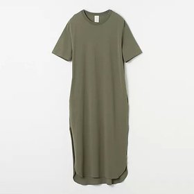 【セヤ/SEYA】 T-DRESS/KANOKO JERSEY人気、トレンドファッション・服の通販 founy(ファニー) ファッション Fashion レディースファッション WOMEN ワンピース Dress ドレス Party Dresses ジャージー Jersey スリット Slit ドレス Dress 定番 Standard 鹿の子 Pique |ID:prp329100004551267