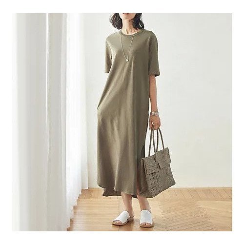 【セヤ/SEYA】のT-DRESS/KANOKO JERSEY 人気、トレンドファッション・服の通販 founy(ファニー) 　ファッション　Fashion　レディースファッション　Fashion for Women　ワンピース　Dresses　フォーマル・パーティードレス・結婚式用ドレス　Elegant & Casual Dresses　スリット　Slit, Slit Detail　ドレス　Dress, One-Piece　定番　Standard, Basic Item　鹿の子　Piqué, Kanoko Fabric　other-2|ID: prp329100004551267 ipo3291000000032634472