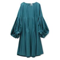 【マーレット/MERLETTE】の”ARASHIYAMA”STATEMENT SLEEVE DRESS WITH WAIST PIN TUCKS 人気、トレンドファッション・服の通販 founy(ファニー) ファッション Fashion レディースファッション Fashion for Women トップス・カットソー Cut & Sew Tops ワンピース Dresses フォーマル・パーティードレス・結婚式用ドレス Elegant & Casual Dresses バルーン Balloon, Balloon Silhouette ロング Long, Long-Length |ID:prp329100004551270