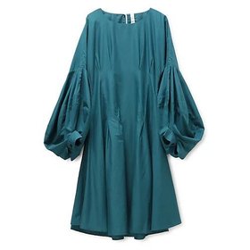 【マーレット/MERLETTE】 ”ARASHIYAMA”STATEMENT SLEEVE DRESS WITH WAIST PIN TUCKS人気、トレンドファッション・服の通販 founy(ファニー) ファッション Fashion レディースファッション Fashion for Women トップス・カットソー Cut & Sew Tops ワンピース Dresses フォーマル・パーティードレス・結婚式用ドレス Elegant & Casual Dresses バルーン Balloon, Balloon Silhouette ロング Long, Long-Length |ID:prp329100004551270