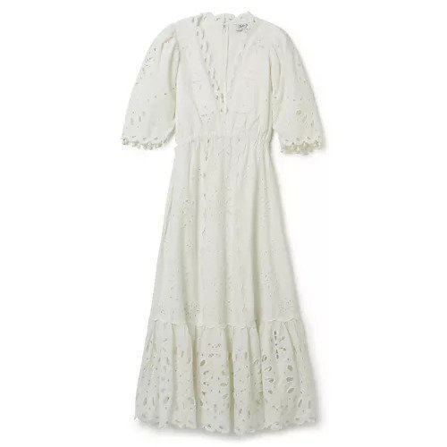 【シー ニューヨーク/Sea NEW YORK】のADDIE EYELET S/SLV V-NECK DRESS (D2) インテリア・キッズ・メンズ・レディースファッション・服の通販 founy(ファニー) https://founy.com/ ファッション Fashion レディースファッション WOMEN トップス・カットソー Tops/Tshirt Vネック V-Neck ワンピース Dress ドレス Party Dresses 2023年 2023 2023-2024秋冬・A/W Aw/Autumn/Winter//Fw/Fall-Winter/2023-2024 エレガント 上品 Elegant クラシカル Classical |ID: prp329100004551278 ipo3291000000032167755