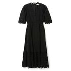 【シー ニューヨーク/Sea NEW YORK】のADDIE EYELET S/SLV V-NECK DRESS (D2) Black|ID: prp329100004551278 ipo3291000000032167759