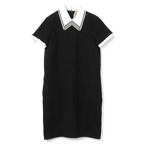 【ヌメロ ヴェントゥーノ/N°21】のワンピース インテリア・キッズ・メンズ・レディースファッション・服の通販 founy(ファニー) https://founy.com/ ファッション Fashion レディースファッション WOMEN ワンピース Dress 2023年 2023 2023-2024秋冬・A/W Aw/Autumn/Winter//Fw/Fall-Winter/2023-2024 モダン Modern 半袖 Short Sleeve |ID: prp329100004551283 ipo3291000000032167785