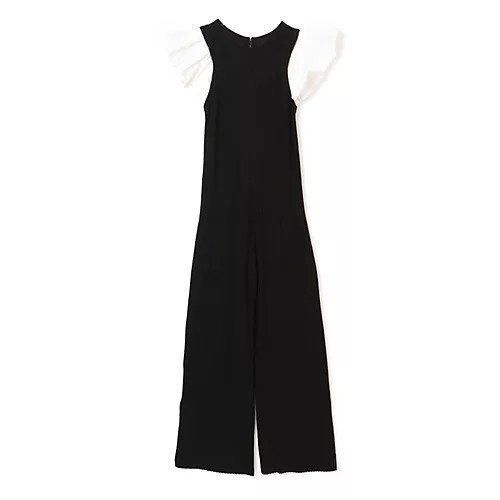 【トーガ/TOGA】のWide rib knit jumpsuit 人気、トレンドファッション・服の通販 founy(ファニー) 　ファッション　Fashion　レディースファッション　Fashion for Women　トップス・カットソー　Cut & Sew Tops　ニット　Knit Tops & Sweaters　2022年　2022　2022 春夏 S/S　Spring/Summer 2022 SS22　ギャザー　Gathered, Ruffled　コンビ　Combo, Combination Style　スーツ　Suit, Formalwear　ワイドリブ　Wide Rib, Wide Ribbed Knit　other-2|ID: prp329100004551295 ipo3291000000032705184