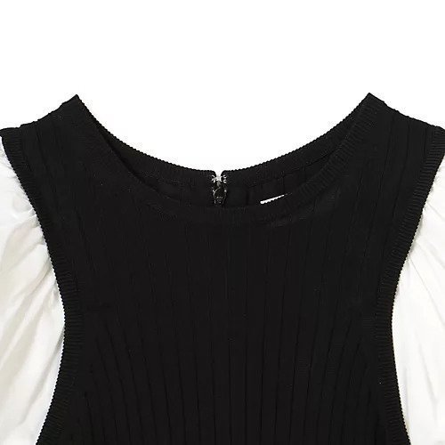 【トーガ/TOGA】のWide rib knit jumpsuit 人気、トレンドファッション・服の通販 founy(ファニー) 　ファッション　Fashion　レディースファッション　Fashion for Women　トップス・カットソー　Cut & Sew Tops　ニット　Knit Tops & Sweaters　2022年　2022　2022 春夏 S/S　Spring/Summer 2022 SS22　ギャザー　Gathered, Ruffled　コンビ　Combo, Combination Style　スーツ　Suit, Formalwear　ワイドリブ　Wide Rib, Wide Ribbed Knit　other-3|ID: prp329100004551295 ipo3291000000032705185