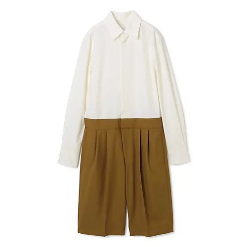 【オーバーコート/OVERCOAT】のTAILORED JUMPSUIT WITH SHIRT COLLAR インテリア・キッズ・メンズ・レディースファッション・服の通販 founy(ファニー) https://founy.com/ ファッション Fashion レディースファッション Fashion for Women トップス・カットソー Cut & Sew Tops シャツ・ブラウス・オフィスカジュアル Elegant Blouses & Button-Ups 2023年 2023 2023春夏・S/S Spring/Summer 2023 SS23 ギャザー Gathered, Ruffled ショート Short, Short Length スーツ Suit, Formalwear ドッキング Docking, Mixed Material ビジネス 仕事 通勤 Business / Work / Commuting リラックス Relax, Relaxed Fit 定番 Standard, Basic Item 楽ちん Easy Fit, Comfortable |ID: prp329100004551296 ipo3291000000033513649
