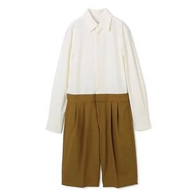 【オーバーコート/OVERCOAT】のTAILORED JUMPSUIT WITH SHIRT COLLAR 人気、トレンドファッション・服の通販 founy(ファニー) ファッション Fashion レディースファッション Fashion for Women トップス・カットソー Cut & Sew Tops シャツ・ブラウス・オフィスカジュアル Elegant Blouses & Button-Ups 2023年 2023 2023春夏・S/S Spring/Summer 2023 SS23 ギャザー Gathered, Ruffled ショート Short, Short Length スーツ Suit, Formalwear ドッキング Docking, Mixed Material ビジネス 仕事 通勤 Business / Work / Commuting リラックス Relax, Relaxed Fit 定番 Standard, Basic Item 楽ちん Easy Fit, Comfortable |ID:prp329100004551296