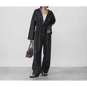 【ベースレンジ/Baserange】のHUJUI JUMPSUIT 人気、トレンドファッション・服の通販 founy(ファニー) ファッション Fashion レディースファッション WOMEN ドローコード Draw Cord リラックス Relax 今季 This Season 洗える Washable |ID:prp329100004551304