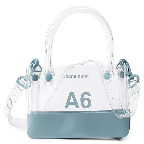 【ナナナナ/NaNa-NaNa】のPVC OPAQUE A6 BAG インテリア・キッズ・メンズ・レディースファッション・服の通販 founy(ファニー) 　ファッション　Fashion　レディースファッション　Ladies' Fashion Online　バッグ　Bag　ショルダー　Shoulder　ハンド　Hand　ラップ　Wrap　CLEAR &#215; BLUE GRAY|ID: prp329100004551362 ipo3291000000032634875