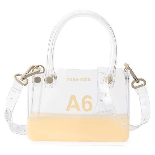 【ナナナナ/NaNa-NaNa】のPVC OPAQUE A6 BAG インテリア・キッズ・メンズ・レディースファッション・服の通販 founy(ファニー) 　ファッション　Fashion　レディースファッション　Ladies' Fashion Online　バッグ　Bag　ショルダー　Shoulder　ハンド　Hand　ラップ　Wrap　CLEAR &#215; CLEAR BEIGE (PVC)|ID: prp329100004551362 ipo3291000000032634879