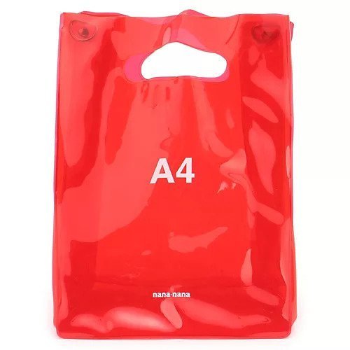 【ナナナナ/NaNa-NaNa】のPVC A4 BAG インテリア・キッズ・メンズ・レディースファッション・服の通販 founy(ファニー) 　ファッション　Fashion　レディースファッション　WOMEN　バッグ　Bag　アウトドア　Outdoor　ラップ　Wrap　RED|ID: prp329100004551363 ipo3291000000032168237