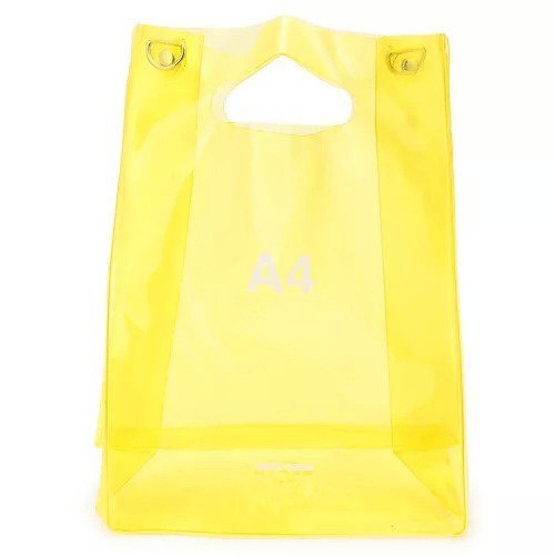 【ナナナナ/NaNa-NaNa】のPVC A4 BAG インテリア・キッズ・メンズ・レディースファッション・服の通販 founy(ファニー) 　ファッション　Fashion　レディースファッション　WOMEN　バッグ　Bag　アウトドア　Outdoor　ラップ　Wrap　YELLOW|ID: prp329100004551363 ipo3291000000032168239