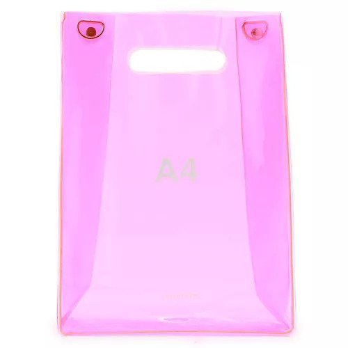【ナナナナ/NaNa-NaNa】のPVC A4 BAG インテリア・キッズ・メンズ・レディースファッション・服の通販 founy(ファニー) 　ファッション　Fashion　レディースファッション　WOMEN　バッグ　Bag　アウトドア　Outdoor　ラップ　Wrap　NEON PINK|ID: prp329100004551363 ipo3291000000032168240