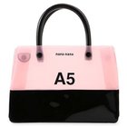 【ナナナナ/NaNa-NaNa】のPVC OPAQUE A5 BAG MILKY PINK &#215; BLACK|ID: prp329100004551367 ipo3291000000032634927