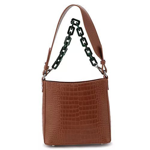 【ヴィスク/HVISK】のAMBLE SMALL MATTE CROCO インテリア・キッズ・メンズ・レディースファッション・服の通販 founy(ファニー) 　ファッション　Fashion　レディースファッション　Fashion for Women　スクエア　Square, Square Shape　チェーン　Chain, Chain Strap　フォルム　Silhouette, Form　GINGER BREAD BROWN|ID: prp329100004551379 ipo3291000000032634988