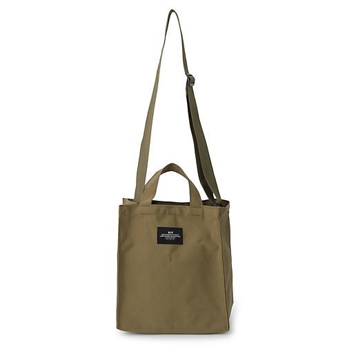 【バッグス イン プログレス/BAGS IN PROGRESS】のキャンバスナイロンBOXトートバッグ インテリア・キッズ・メンズ・レディースファッション・服の通販 founy(ファニー) 　ファッション　Fashion　レディースファッション　WOMEN　バッグ　Bag　キャンバス　Canvas　ショルダー　Shoulder　シンプル　Simple　ボックス　Box　ポケット　Pocket　ミックス　Mix　カーキ|ID: prp329100004551402 ipo3291000000032168484