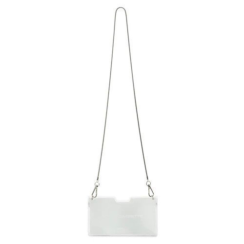 【ナナナナ/NaNa-NaNa】のPVC VIDEO CASSETTE BAG インテリア・キッズ・メンズ・レディースファッション・服の通販 founy(ファニー) 　ファッション　Fashion　レディースファッション　WOMEN　バッグ　Bag　ショルダー　Shoulder　スクエア　Square　フォルム　Form　ポーチ　Pouch　WHITE|ID: prp329100004551418 ipo3291000000032168587