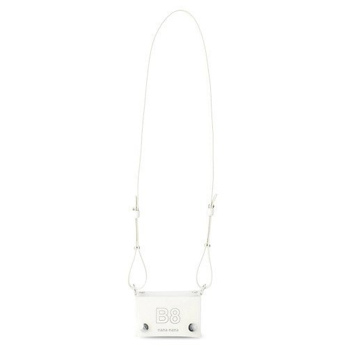 【ナナナナ/NaNa-NaNa】のLEATHER PVC B8 CARD CASE インテリア・キッズ・メンズ・レディースファッション・服の通販 founy(ファニー) 　ファッション　Fashion　レディースファッション　Ladies' Fashion Online　クラッチ　Clutch　メタル　Metal　ロング　Long　今季　This Season　WHITE &#215; MILKY WHITE|ID: prp329100004551422 ipo3291000000032635274
