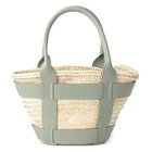 【デメリエー/DeMellier】のSantorini レザーハンドルかごバッグ カーキ|ID: prp329100004551468 ipo3291000000032168849
