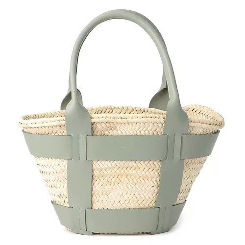 【デメリエー/DeMellier】のSantorini レザーハンドルかごバッグ インテリア・キッズ・メンズ・レディースファッション・服の通販 founy(ファニー) 　ファッション　Fashion　レディースファッション　WOMEN　バッグ　Bag　今季　This Season　定番　Standard　カーキ|ID: prp329100004551468 ipo3291000000032168849