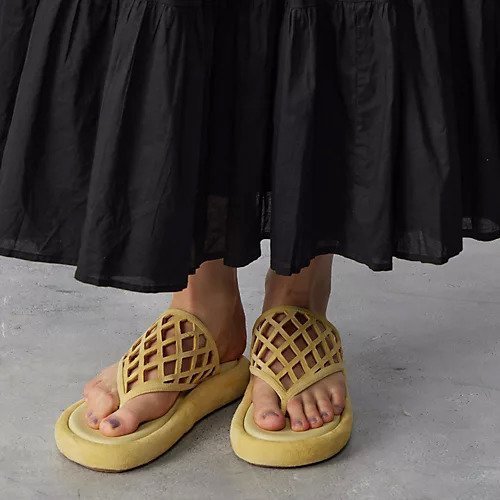 【ピッピシック/Pippichic】のHANAKO pineapple 16 インテリア・キッズ・メンズ・レディースファッション・服の通販 founy(ファニー) 　ファッション　Fashion　レディースファッション　WOMEN　サンダル　Sandals　夏　Summer　egg yellow|ID: prp329100004551471 ipo3291000000032358126
