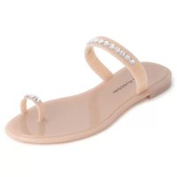 【ファビオ ルスコーニ/FABIO RUSCONI】の親指ビジューサンダル 人気、トレンドファッション・服の通販 founy(ファニー) ファッション Fashion レディースファッション Fashion for Women クリスタル Crystal, Swarovski ビジュー Bijou, Jewel-like Accent フラット Flat, Flat Shoes |ID:prp329100004551480