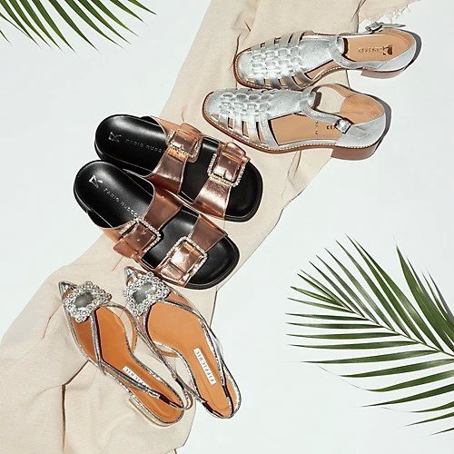 【ファビオ ルスコーニ/FABIO RUSCONI】のビジューサンダル 人気、トレンドファッション・服の通販 founy(ファニー) 　ファッション　Fashion　レディースファッション　Fashion for Women　シンプル　Simple, Minimal　夏　Summer　other-2|ID: prp329100004551489 ipo3291000000034619154