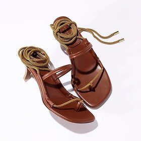 【リュニック エ モア/L'unique et moi】のZoe 5.5cmヒールトングサンダル 人気、トレンドファッション・服の通販 founy(ファニー) ファッション Fashion レディースファッション WOMEN エレガント 上品 Elegant サンダル Sandals ツイスト Twist |ID:prp329100004551512