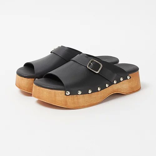 【モヒ/MOHI】のオープントゥベルテッドサボ インテリア・キッズ・メンズ・レディースファッション・服の通販 founy(ファニー) https://founy.com/ ファッション Fashion レディースファッション Ladies' Fashion Online ウッド Wood サンダル Sandals スタッズ Studs ソックス Socks 人気 Popularity 夏 Summer |ID: prp329100004551518 ipo3291000000032635532