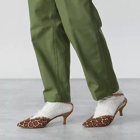 【ネブローニ/NEBULONI E】 ジラフVカットアンクルストラップ人気、トレンドファッション・服の通販 founy(ファニー) ファッション Fashion レディースファッション Fashion for Women フロント Front, Front Design プリント Print, Printed Pattern A/W・秋冬 Autumn/Winter |ID:prp329100004551521
