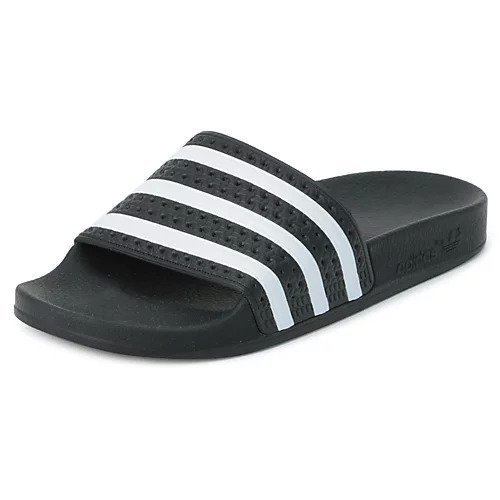 【アディダス オリジナルス/adidas Originals】のADILETTE シャワーサンダル インテリア・キッズ・メンズ・レディースファッション・服の通販 founy(ファニー) 　ファッション　Fashion　レディースファッション　Ladies' Fashion Online　サンダル　Sandals　ストライプ　Stripe　スポーツ　Sports　フィット　Fit　ブラック/ホワイト/ブラック|ID: prp329100004551542 ipo3291000000032635835