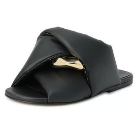 【J.W.アンダーソン/J.W ANDERSON】のFlat Twist Sandal 人気、トレンドファッション・服の通販 founy(ファニー) ファッション Fashion レディースファッション WOMEN 2022年 2022 2022 春夏 S/S Ss,Spring/Summer,2022 クッション Cushion サンダル Sandals チェーン Chain ツイスト Twist フラット Flat |ID:prp329100004551546