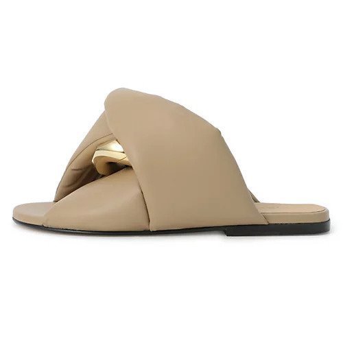 【J.W.アンダーソン/J.W ANDERSON】のFlat Twist Sandal 人気、トレンドファッション・服の通販 founy(ファニー) 　ファッション　Fashion　レディースファッション　WOMEN　2022年　2022　2022 春夏 S/S　Ss,Spring/Summer,2022　クッション　Cushion　サンダル　Sandals　チェーン　Chain　ツイスト　Twist　フラット　Flat　other-2|ID: prp329100004551546 ipo3291000000032169311