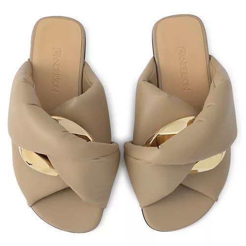 【J.W.アンダーソン/J.W ANDERSON】のFlat Twist Sandal 人気、トレンドファッション・服の通販 founy(ファニー) 　ファッション　Fashion　レディースファッション　WOMEN　2022年　2022　2022 春夏 S/S　Ss,Spring/Summer,2022　クッション　Cushion　サンダル　Sandals　チェーン　Chain　ツイスト　Twist　フラット　Flat　other-3|ID: prp329100004551546 ipo3291000000032169313