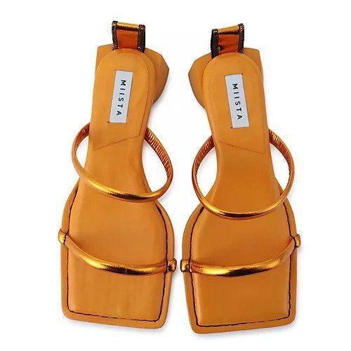 【ミスタ/MIISTA】のREJJIE METALLIC MIKADO ORANGE SANDALS 人気、トレンドファッション・服の通販 founy(ファニー) 　ファッション　Fashion　レディースファッション　WOMEN　2022年　2022　2022 春夏 S/S　Ss,Spring/Summer,2022　バランス　Balance　フォルム　Form　ラップ　Wrap　リュクス　Luxe　other-3|ID: prp329100004551558 ipo3291000000032358611