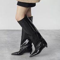【ピッピシック/Pippichic】のTIP LONG BOOTS 人気、トレンドファッション・服の通販 founy(ファニー) ファッション Fashion レディースファッション Ladies' Fashion Online スニーカー Sneakers ロング Long 台形 Trapezoid |ID:prp329100004551573