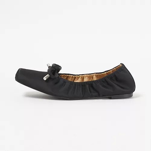 【ヒューン/HEWN】のナイロンバレエシューズ 人気、トレンドファッション・服の通販 founy(ファニー) 　ファッション　Fashion　レディースファッション　Fashion for Women　ギャザー　Gathered, Ruffled　コラボ　Collaboration, Collab　シャーリング　Shirring, Ruched　シューズ　Shoes, Footwear　スポーティ　Sporty, Casual Athletic　バレエ　Ballet, Ballet Style　フィット　Fit, Slim Fit　メタル　Metal, Metal Parts　リボン　Ribbon, Bow　other-3|ID: prp329100004551681 ipo3291000000032636310