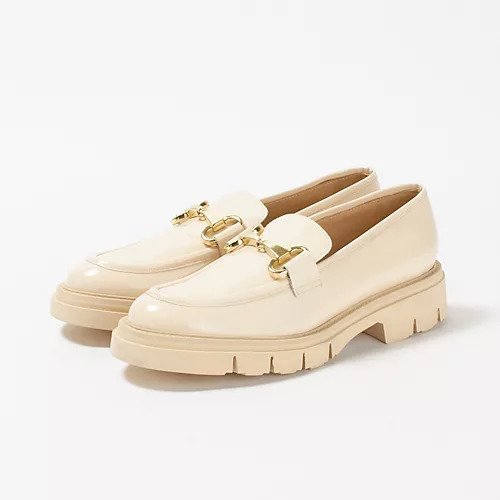 【ルカ グロッシ/LUCA GROSSI】のバックル付きパテントローファー インテリア・キッズ・メンズ・レディースファッション・服の通販 founy(ファニー) 　ファッション　Fashion　レディースファッション　Fashion for Women　バッグ　Bags　シンプル　Simple, Minimal　トレンド　Trend, Trending Now　バランス　Balance, Style Balance　モチーフ　Motif, Design Theme　春　Spring　ベージュ|ID: prp329100004551715 ipo3291000000034619596