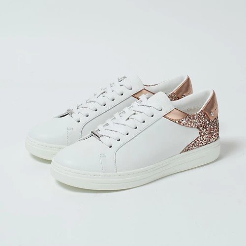 【ジミーチュウ/Jimmy Choo】のROME/F(グリッタースニーカー) インテリア・キッズ・メンズ・レディースファッション・服の通販 founy(ファニー) 　ファッション　Fashion　レディースファッション　WOMEN　グリッター　Glitter　スニーカー　Sneakers　ミックス　Mix　ラグジュアリー　Luxury　ローズ　Rose　今冬　This Winter　冬　Winter　ホワイト|ID: prp329100004551744 ipo3291000000032170159