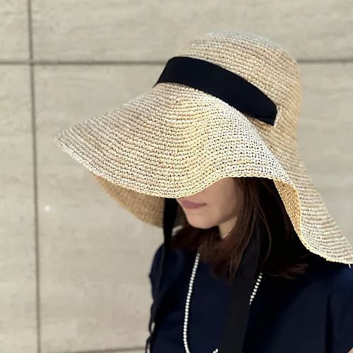 【メゾン エヌ アッシュ パリ/MAISON N H PARIS】のMICHELLE - Hat 人気、トレンドファッション・服の通販 founy(ファニー) 　ファッション　Fashion　レディースファッション　Ladies' Fashion Online　帽子　Hats　アウトドア　Outdoor　デコルテ　Decolletage　リボン　Ribbon　夏　Summer　帽子　Hat　other-2|ID: prp329100004551773 ipo3291000000032637172
