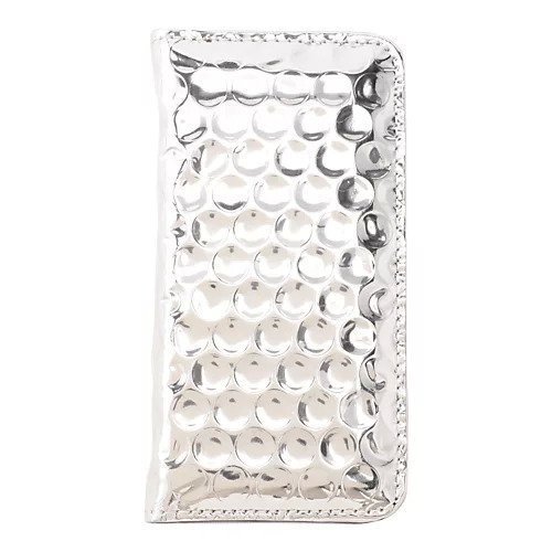 【ナナナナ/NaNa-NaNa】のiPhone CASE BUBBLE WRAP インテリア・キッズ・メンズ・レディースファッション・服の通販 founy(ファニー) 　iPhone アイフォーン　Iphone　スマホケース　Phone Case　フォルム　Form　手帳　Pocket Book　SILVER x BLACK|ID: prp329100004551861 ipo3291000000032637591