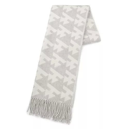 【トムウッド/TOM WOOD】のWood Scarf Dog Tooth Grey インテリア・キッズ・メンズ・レディースファッション・服の通販 founy(ファニー) https://founy.com/ ファッション Fashion レディースファッション Fashion for Women ストール Stole, Wrap フェミニン Feminine, Girly フリンジ Fringe, Tassel 犬 Dog |ID: prp329100004551899 ipo3291000000032705643