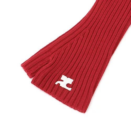 【クレージュ/COURREGES】のAC RIB KNIT WOOL MITTENS 人気、トレンドファッション・服の通販 founy(ファニー) 　ファッション　Fashion　レディースファッション　WOMEN　トップス・カットソー　Tops/Tshirt　ニット　Knit Tops　2023年　2023　2023-2024秋冬・A/W　Aw/Autumn/Winter//Fw/Fall-Winter/2023-2024　スマホ　Smartphone　リブニット　Rib Knit　ロング　Long　冬　Winter　other-2|ID: prp329100004551934 ipo3291000000032171219
