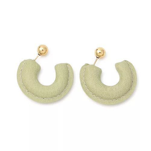 【レジーナピョウ/REJINA PYO】のMini Leather Hoops インテリア・キッズ・メンズ・レディースファッション・服の通販 founy(ファニー) 　ファッション　Fashion　レディースファッション　WOMEN　ワンピース　Dress　モチーフ　Motif　GREEN|ID: prp329100004551963 ipo3291000000032171372