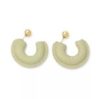 【レジーナピョウ/REJINA PYO】のMini Leather Hoops GREEN|ID: prp329100004551963 ipo3291000000032360036