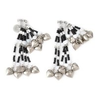 【ミュベール/MUVEIL】のハートイヤリング 人気、トレンドファッション・服の通販 founy(ファニー) ファッション Fashion レディースファッション WOMEN ジュエリー Jewelry リング Rings イヤリング Earrings 2023年 2023 2023春夏・S/S Ss,Spring/Summer,2023 イヤリング Earrings フリンジ Fringe モノトーン Monotone |ID:prp329100004551982