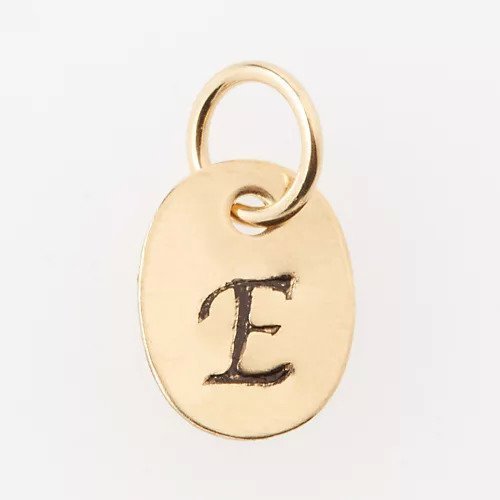 【ナチュラリジュエリ/NATURALI JEWELRY】のK14ゴールド フィルド イニシャルチャーム インテリア・キッズ・メンズ・レディースファッション・服の通販 founy(ファニー) 　ファッション　Fashion　レディースファッション　Ladies' Fashion Online　ギフト プレゼント　Gift Present　チャーム　Charm　プレート　Plate　人気　Popularity　E|ID: prp329100004551987 ipo3291000000032638172