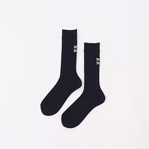 【ノーリーズ/NOLLEY'S】の【nolnol/ノルノル】ロゴリブソックス インテリア・キッズ・メンズ・レディースファッション・服の通販 founy(ファニー) 　ファッション　Fashion　レディースファッション　WOMEN　ソックス　Socks　ソックス　Socks　ネイビー|ID: prp329100004552027 ipo3291000000032171645