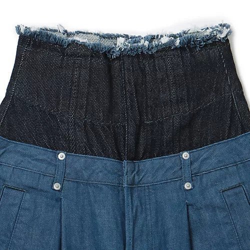 【リヴィントーン/LIVINGTONE】のCHRISTINA - With corset 人気、トレンドファッション・服の通販 founy(ファニー) 　ファッション　Fashion　レディースファッション　Fashion for Women　セットアップ　Matching Sets　2023年　2023　2023-2024秋冬・A/W　Autumn/Winter 2023–24 AW23–24　コルセット　Corset, Bustier　デニム　Denim, Jeans Material　パッチ　Patch, Appliqué　フレア　Flare, Flared　ロング　Long, Long-Length　ワイド　Wide, Wide Fit　今季　This Season, Current Season　洗える　Machine Washable　other-3|ID: prp329100004552037 ipo3291000000034898367